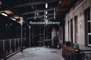 Fototapeta Dworzec Główny - Rzeszów obraz