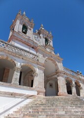 Obraz premium Se cathedral in the Sitio of Nazare, Centro - Portugal 