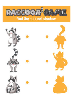 Worksheet design for matching shadow