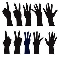 Obraz premium ハンドサイン