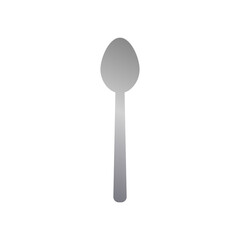 Metal spoon icon with gradient