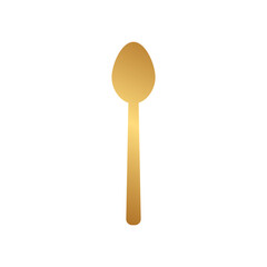 Spoon icon with gold gradient