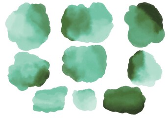 Set coloured paint spots stickers for fabrics and textiles and linens and gifts and cards and kids and hobbies