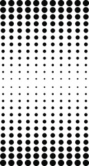 Small and Big polka dot pattern background  Abstract grunge grid polka dot halftone background pattern. Spotted black and white line illustration. Textures.