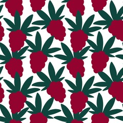 Seamless floral pattern with flowers for fabrics and textiles 