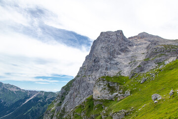 Fototapeta premium Il Corno Grande del Gran Sasso dalla Madonnina a Prati di Tivo