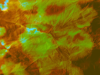Ochre Coloured Paint Texture. Ochre Dye Effect.