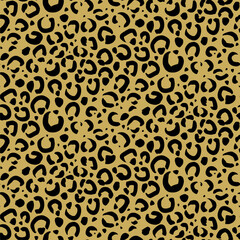 Graphic contour silhouette of the skin of a wild animal in africa pattern. Print for fabric, textile, wallpaper, covers, packaging, paper