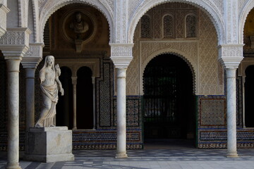 Casa de Pilato, Sevilla,Spain,Andalusia - obrazy, fototapety, plakaty