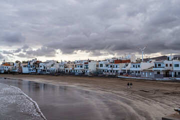 Fototapeta na wymiar Ojos de Garza Beach at Gran Canaria, Spain. Playa de Ojos de Garza