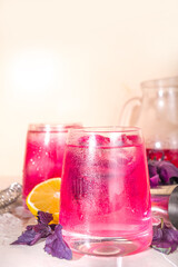 Purple basil organic drink