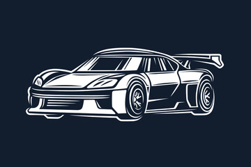 Car illustrator. Street racing.