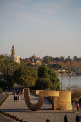 Sevilla, Torre del Oro and Guadalquivir river