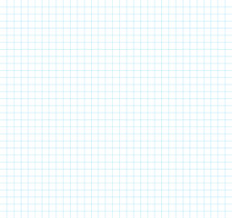 Notebook paper texture, clean squared blank sheet vector illustration - obrazy, fototapety, plakaty