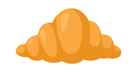 French croissant. Bakery Icon. Vector illustration