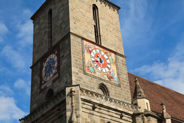 Fototapeta na wymiar The Black Church in Brasov, Romania - Detail view