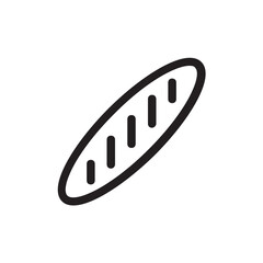 Baguette , Bakery outline icon.
