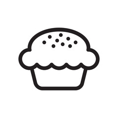 Pie , Bakery outline icon.