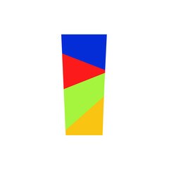 Colorful letter I
graphic, illustration, button, web, white background, icon, texture, background