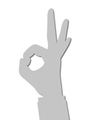 hand with ok sign