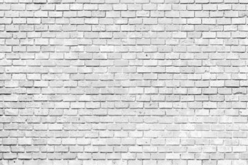 Fototapeta na wymiar White brick wall background, brick room, interior texture, wall background.