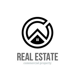 Obraz premium New Real Estate office Logo letter C