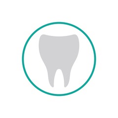 tooth care logo design vector