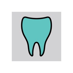 tooth care logo design vector