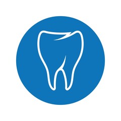 tooth care logo design vector