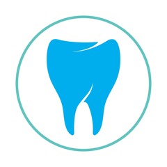 tooth care logo design vector