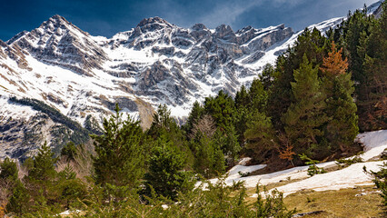 Gavarnie circus in the french pyrenees