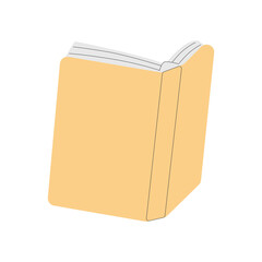 Various books, stack of books, notebooks. Hand drawn educational vector illustration. Set of literature, dictionaries, encyclopedias, planners with bookmarks.