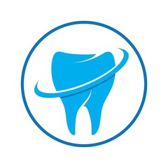 tooth care logo design vector