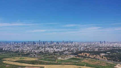 defaultTel Aviv City Panorama Aerial view in summer
Drone view over tel aviv cityscape with skyscrapers, 2022
