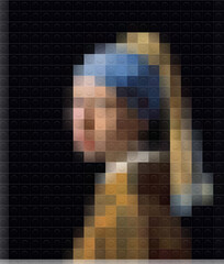 abstract background with squares