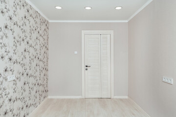 empty modern room with door