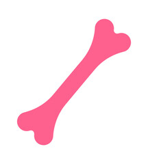 Cartoon Bone Icon. Vector illustration