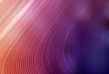 Dark Pink, Red vector background with stright stripes.