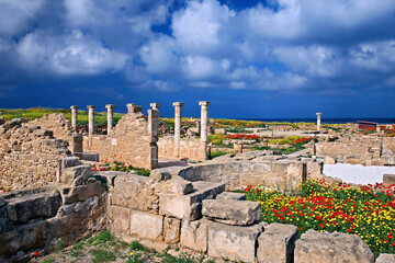 The "House of Theseus" at the Archaeological Park of Paphos (UNESCO World Heritage Site) Cyprus.