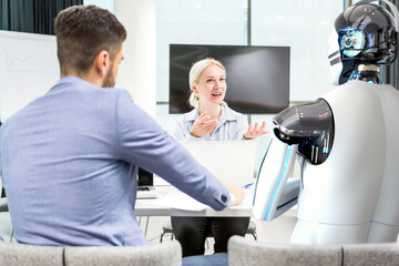 Workshop with a humanoid robot