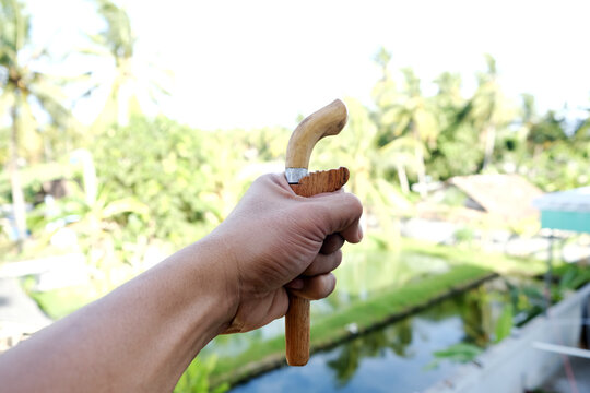 Badik is a knife or keris as a self-defense weapon developed by the Bugis tribe in South Sulawesi, Indonesia	
