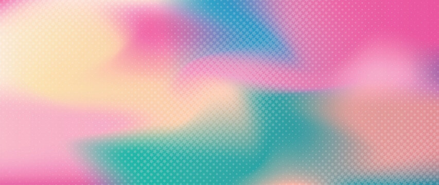 Abstract colorful gradient background. Modern hologram wallpaper design with dynamic wave shape, vibrant color, organic shape. Futuristic background template design for, prints, cover, banner.