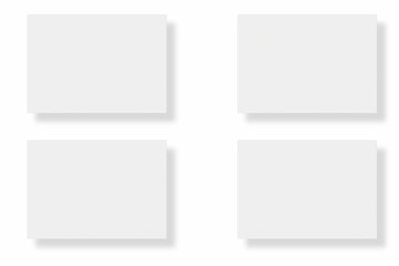 Blank paper illustration for mockup. Flyer or poster. 3D Rendering.