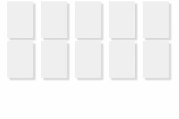 Blank paper illustration for mockup. Flyer or poster. 3D Rendering.