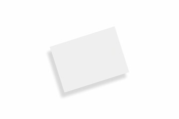Blank paper illustration for mockup. Flyer or poster. 3D Rendering.