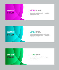 Fototapeta premium abstract vector, banner design, EPS 10