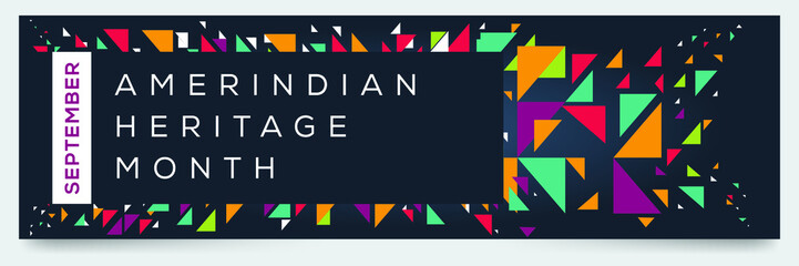 Amerindian Heritage Month, held on September. © khaled