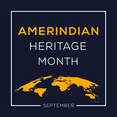 Amerindian Heritage Month, held on September. © khaled