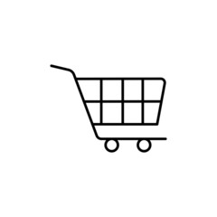 Trolley cart icon vector design templates