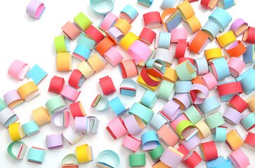 Origami folding, rings